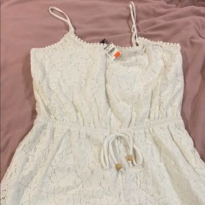 Tully’s White Lace Romper